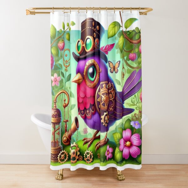 Item preview, Steampunk Purple Finch designed and sold by Sillytoe.