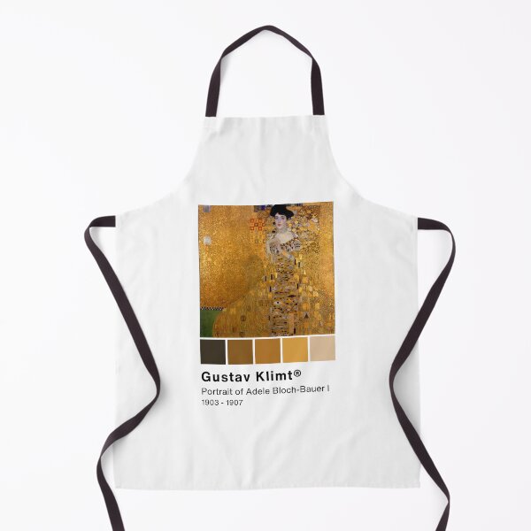 Item preview, Gustav Klimt - Portrait of Adele Bloch-Bauer I - Pantone Color swatch, Art Paintings Art history designed and sold by Lemon-y-Shark.