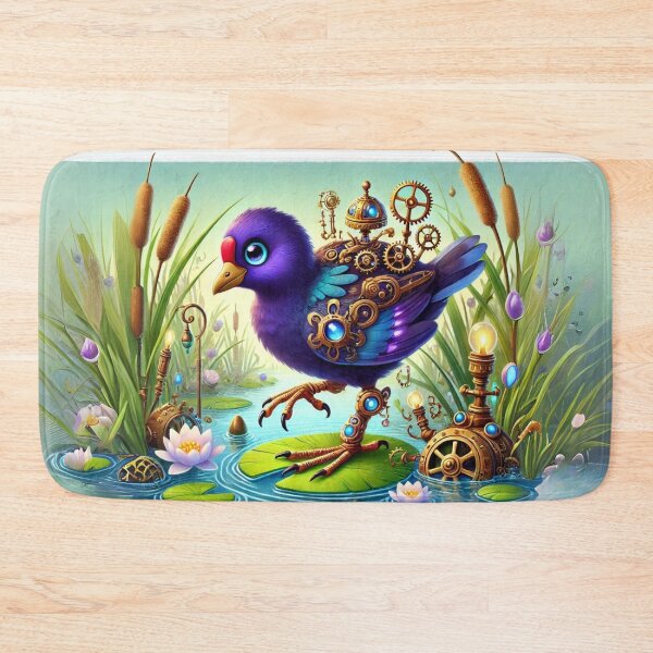 Item preview, Steampunk Purple Gallinule designed and sold by Sillytoe.