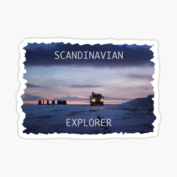 Scandinavian Explorer Norway Sticker