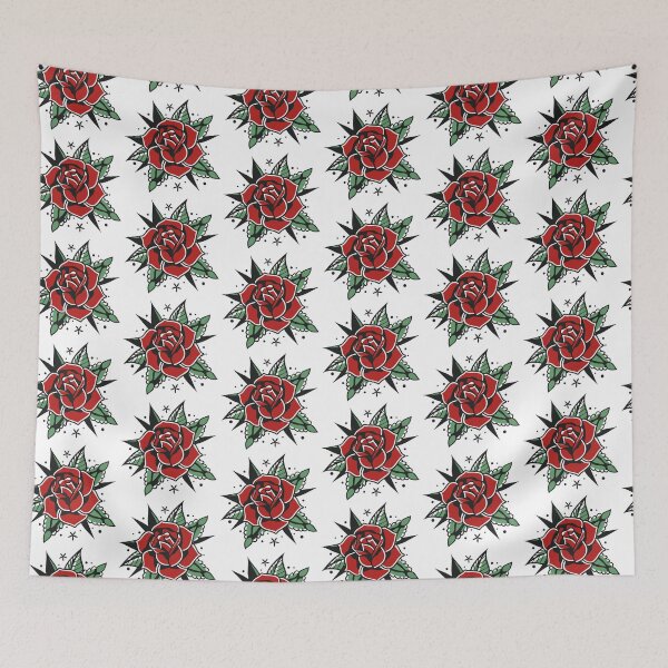 Item preview, Classic Red Rose Old School Style designed and sold by kseski.