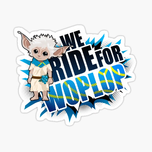 Item preview, We Ride for Woplop designed and sold by TheDadWhoLived.