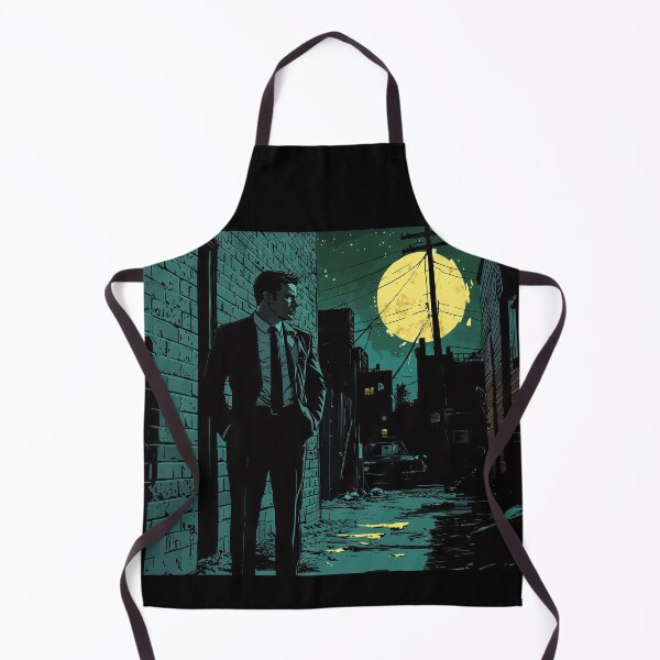 Item preview, Moonlit Secrets: The Noir Mystery of a Man in the Alley 3:2 designed and sold by ZGigerBarker.