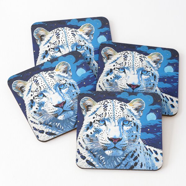 Item preview, White Leopard designed and sold by Paw's Arts.