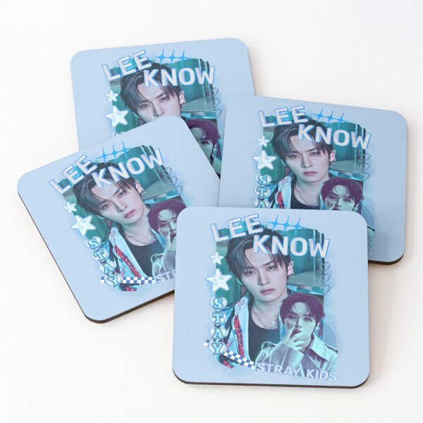 Item preview, Stray Kids Lee Know Group Y2K Preppy Blue Collage Design designed and sold by HELL0WBELLO.