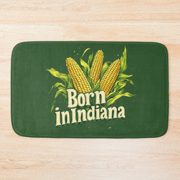 Item preview, Born in Indiana Corn Crazy designed and sold by OriginalBeerCat.