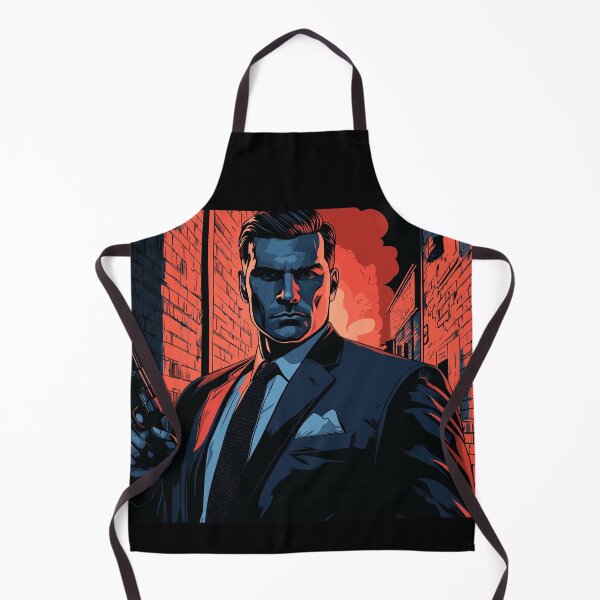 Item preview, Red Vendetta: The Enforcer in the Fiery Alley 3:2 designed and sold by ZGigerBarker.