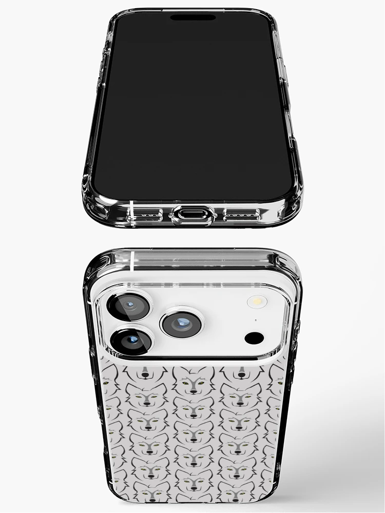 Thumbnail 3 of 5, iPhone Case, Wolves || Seamless Pattern designed and sold by Stacey Spivak.
