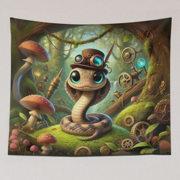 Item preview, Steampunk Pygmy Rattlesnake designed and sold by Sillytoe.