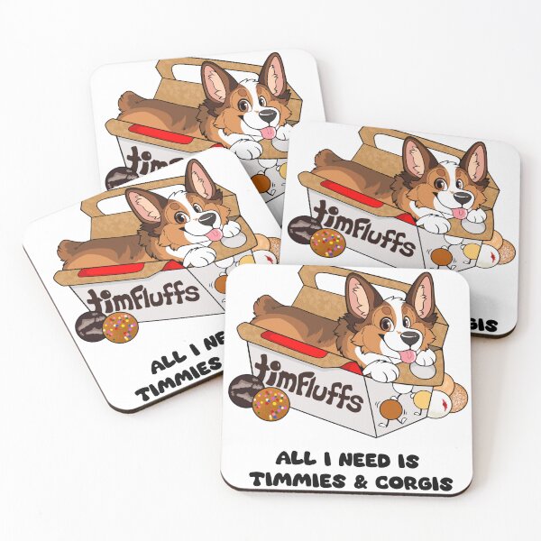 Item preview, All I need is Timmies & Corgis designed and sold by Delirious Artz.