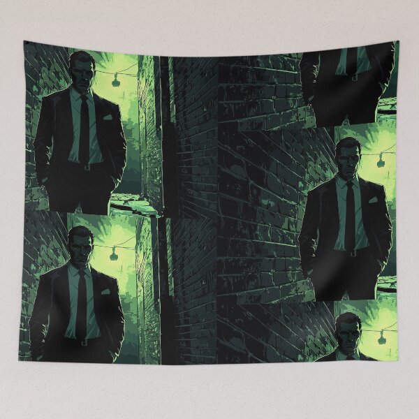 Item preview, Emerald Shadows: The Silent Watcher in the Alley 3:2 designed and sold by ZGigerBarker.