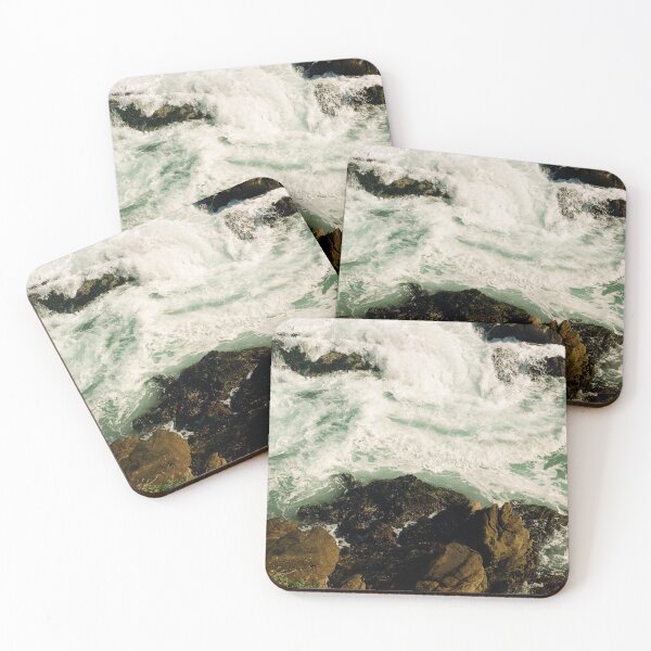 Item preview, Waves crashing over Rocks in Monterey California designed and sold by BpphotographySF.