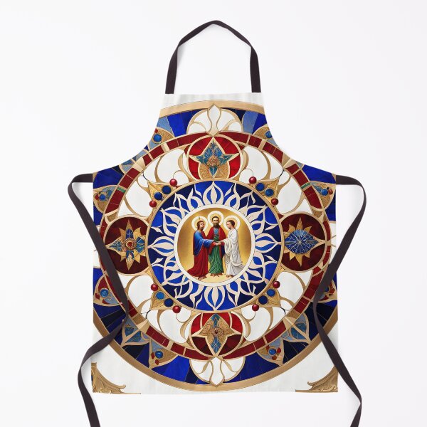 Item preview, Religious Mandala with Sacred Iconography and Golden Details designed and sold by MandalasShops.