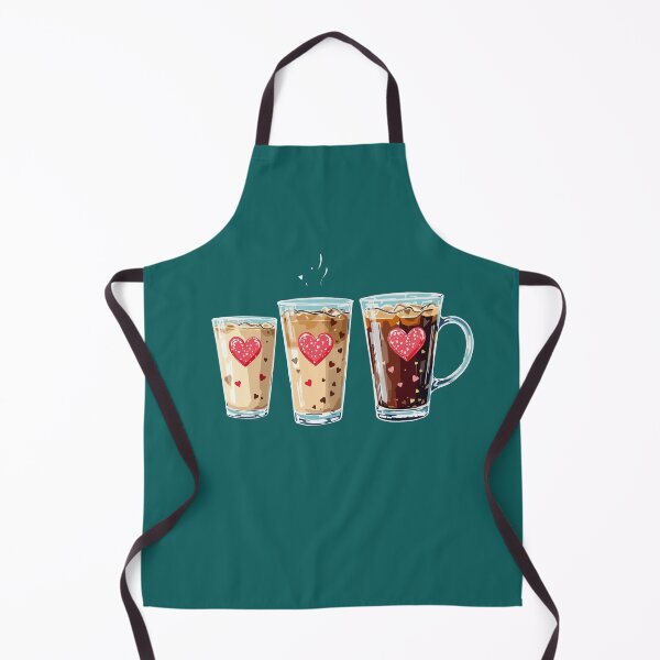 Item preview, Cute Iced Coffee Mugs Valentines Hearts designed and sold by SStarDesigns.