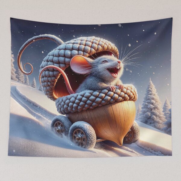 Item preview, Winter Fun of a Mouse designed and sold by M-Y-A-R-T-.