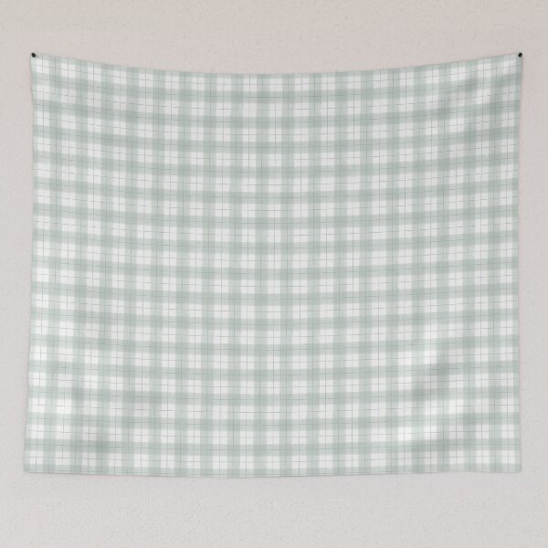 Item preview, Soft mint Gingham designed and sold by AnnikaisDrawing.