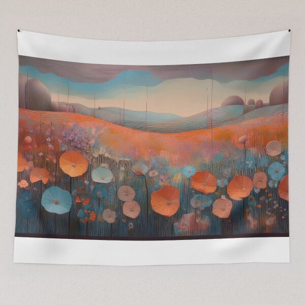 Item preview, Orange and Blue designed and sold by Bonnie Gardiner.