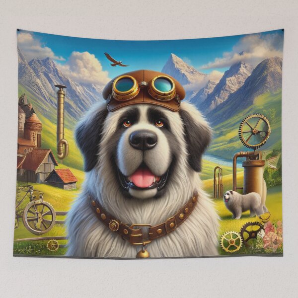Item preview, Steampunk Pyrenean Mastiff designed and sold by Sillytoe.