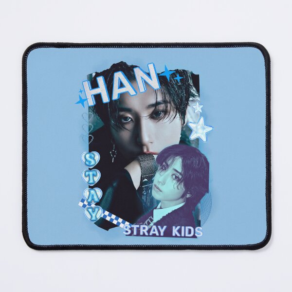 Item preview, Stray Kids Han Group Y2K Preppy Blue Collage Design designed and sold by HELL0WBELLO.