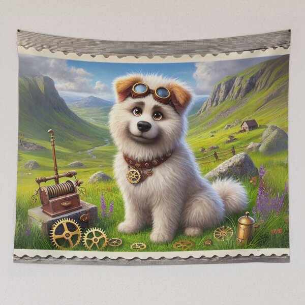 Item preview, Steampunk Pyrenean Shepherd designed and sold by Sillytoe.
