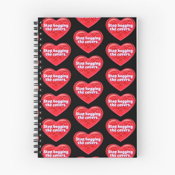 Item preview, HEART:  Stop hogging the covers. - funny valentines signs designed and sold by DesignsFromTW-S.