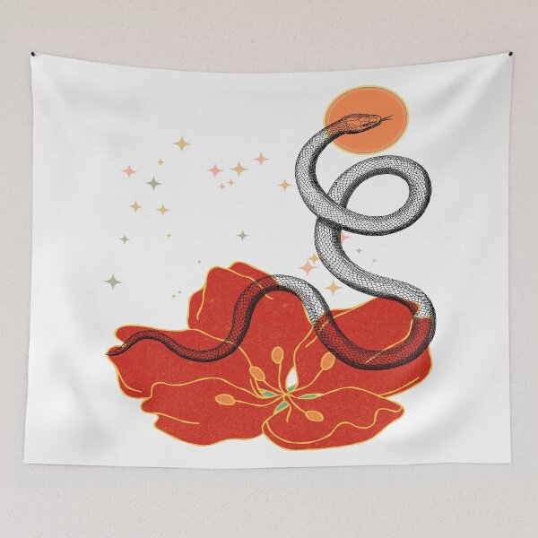 Item preview, Tet 2025 Chinese New Year of Snake Year 2025 Cherry Blossom Snake Design designed and sold by Soulfulust .