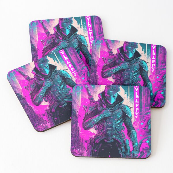 Item preview, Neon Phantom: The Cyberpunk Warrior of the Future designed and sold by ZGigerBarker.
