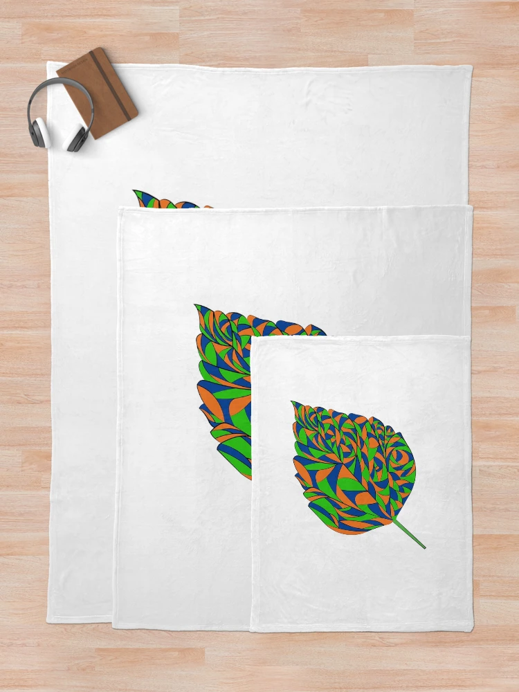 Thumbnail 5 of 6, Throw Blanket, Leafe designed and sold by RandaStore.