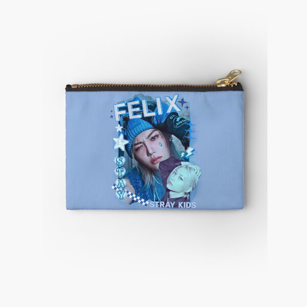 Item preview, Diseño de collage azul preppy Y2K del grupo Felix de Stray Kids designed and sold by HELL0WBELLO.