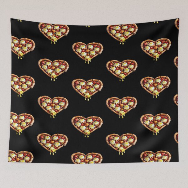 Item preview, Pizza Heart Scary Pizza Day Valentines Day Pepperoni  designed and sold by Design_Your_Day.