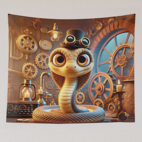 Item preview, Steampunk Queen Snake designed and sold by Sillytoe.