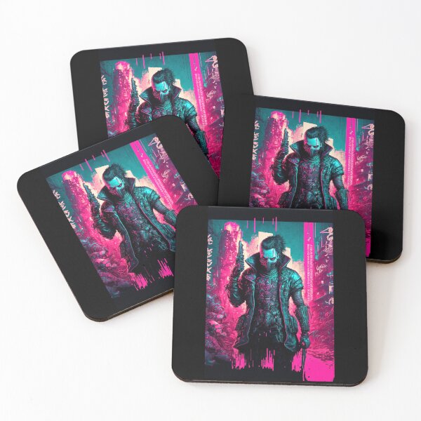Item preview, Glitch Assassin: The Neon Outlaw of the Future designed and sold by ZGigerBarker.