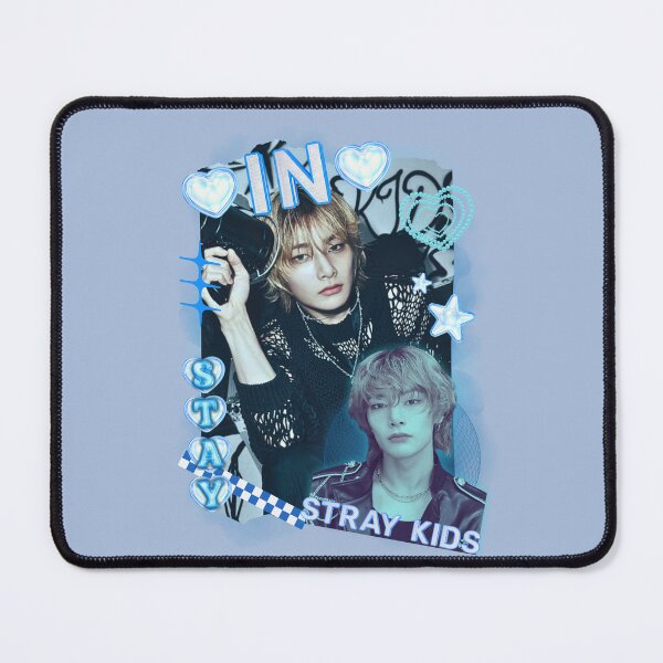 Item preview, Stray Kids IN Group Y2K Preppy Blue Collage Design designed and sold by HELL0WBELLO.