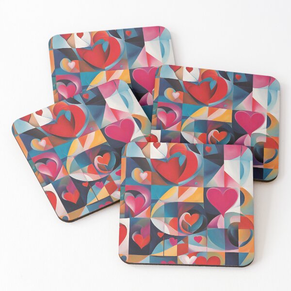 Item preview, Abstract Red Hearts: A Passionate Expression of Love designed and sold by KasiaKatarina.