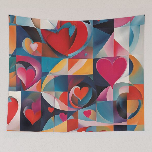 Item preview, Abstract Red Hearts: A Passionate Expression of Love designed and sold by KasiaKatarina.