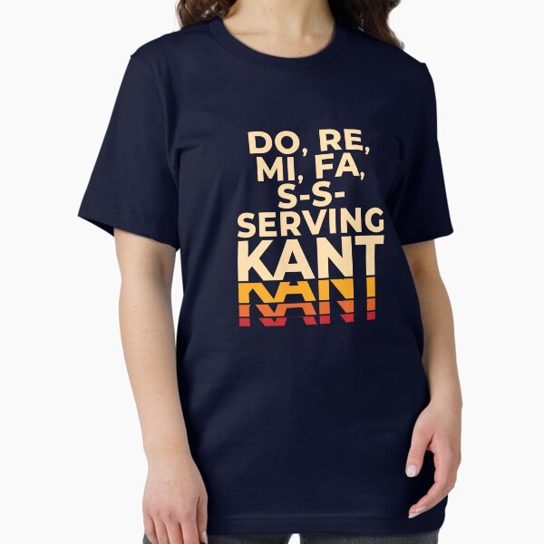 Vista previa del artículo con la obra «Sirviendo - Miriana Conte - Festival de la Canción de Eurovisión de Malta 2025 - Do, Re, Mi, Fa, S-S - Sirviendo Kant», diseñado y vendido por Vision-Tees.