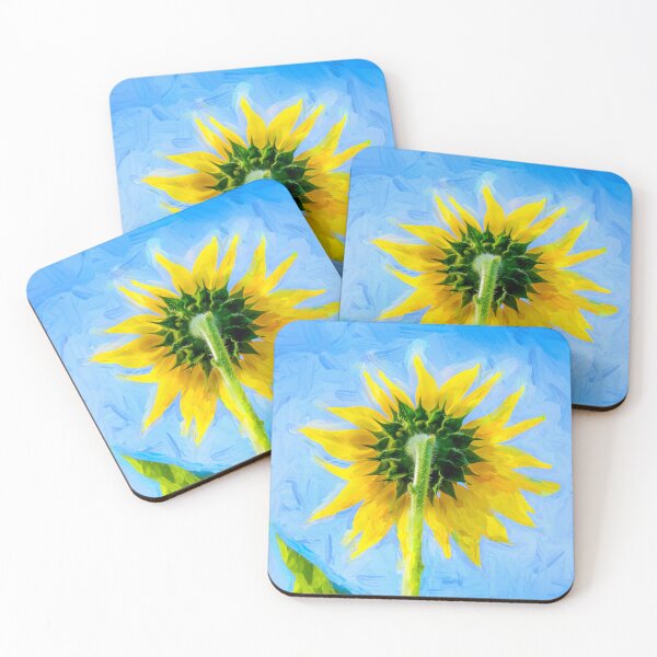 Item preview, Happy Sunflowers Helianthus Abstract X170 designed and sold by RichFrancoCars.