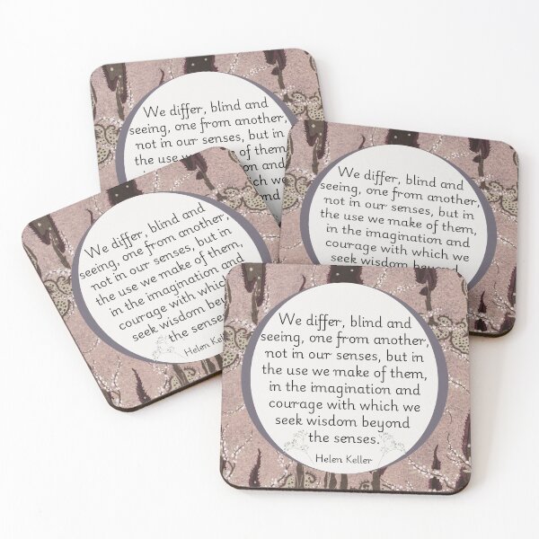 Item preview, We differ, blind and seeing. . . ., Helen Keller designed and sold by DeeFran Designs.
