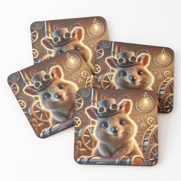 Item preview, Steampunk Quokka designed and sold by Sillytoe.