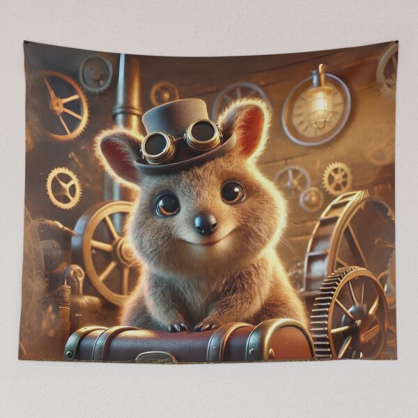 Item preview, Steampunk Quokka designed and sold by Sillytoe.