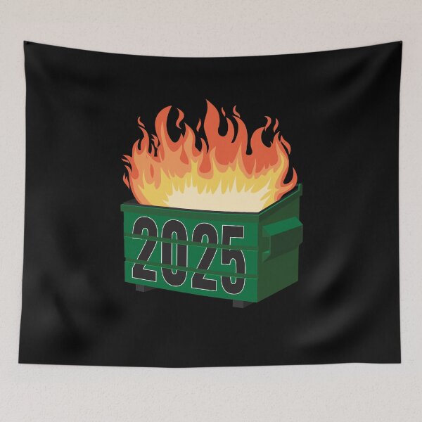Item preview, Dumpster Fire 2025  designed and sold by The Junto Shop.