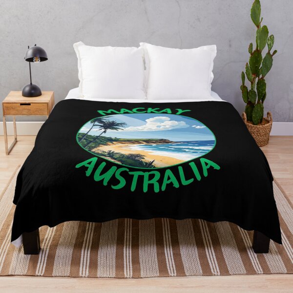 Item preview, Mackay in Queensland Australia Travel Art Badge designed and sold by MaateoDesign.