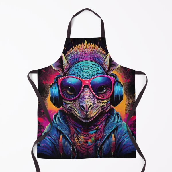 Item preview, graffiti armadillo in headphones and shades designed and sold by Boxing Kangaroo Retail Company.