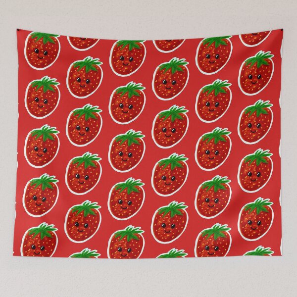 Item preview, Happy strawberry face designed and sold by AdventuresOy.