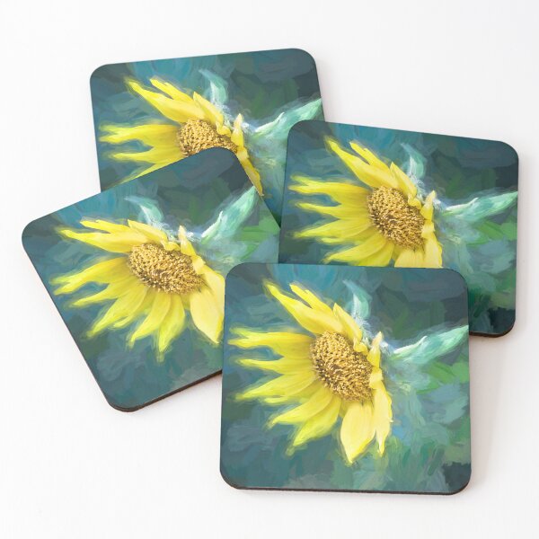Item preview, Happy Sunflowers Helianthus Abstract X183 designed and sold by RichFrancoCars.