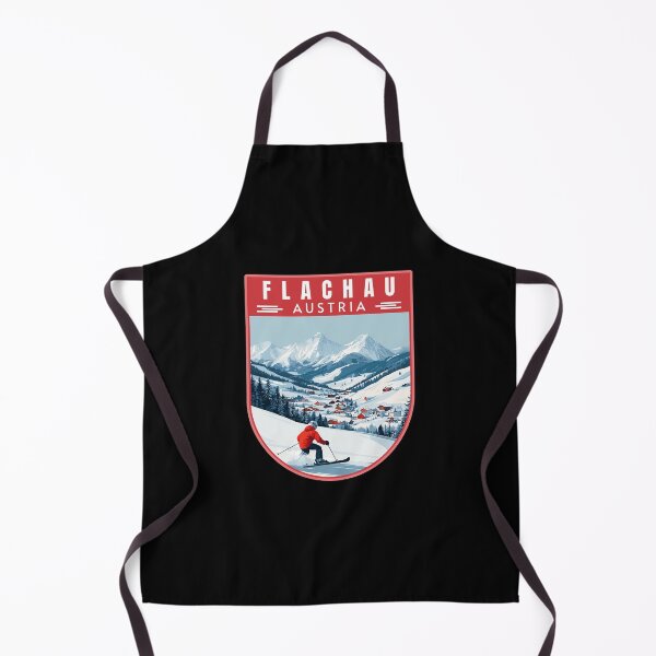 Item preview, Flachau in Salzburg Austria Retro Travel Art Emblem designed and sold by MaateoDesign.