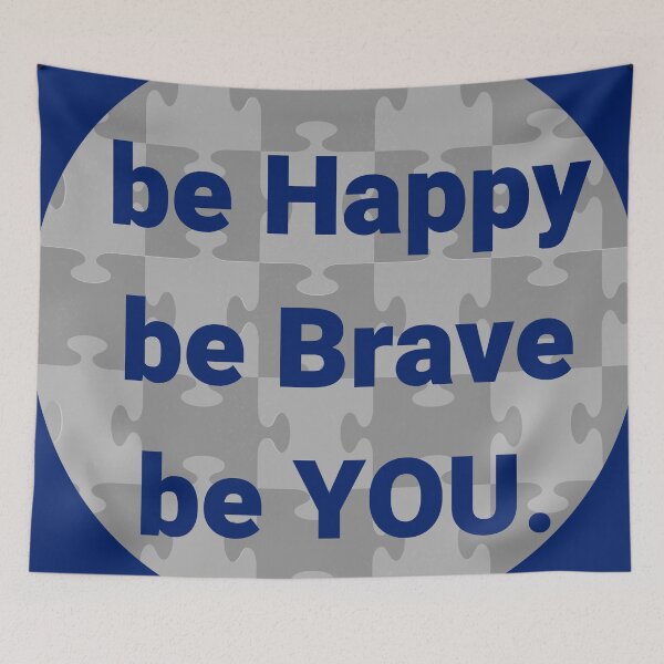 Item preview, be happy be brave be you designed and sold by MallsD.