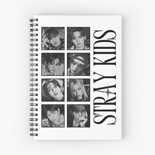 Item preview, Stray Kids Group Eye Y2K Preppy Black and White Collage Design designed and sold by HELL0WBELLO.
