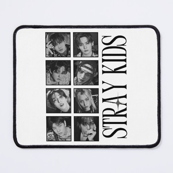 Item preview, Stray Kids Group Eye Y2K Preppy Black and White Collage Design designed and sold by HELL0WBELLO.