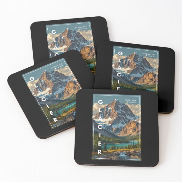 Artikelvorschau, Glacier-Nationalpark, Kanada, Kunst entworfen und verkauft von twentytwo ART souvenir designs.